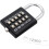 10-digit Button Combination Padlock 5 Locking Mechanism Bit Key Lock Blind Old - RiRi 2