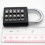 10-digit Button Combination Padlock 5 Locking Mechanism Bit Key Lock Blind Old - RiRi 3