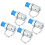 5Pcs Hydraulic Testing Adapters, PT/PPT, 1/4in, Galvanized Carbon Steel 9