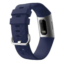 (color09) Suitable for Fitbit Charge3 Silicone Strap Diamond Sports Watch Bands
