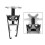 HK&Hanker Valve Spring Compressor, Universal Carbon Steel Engine Valve Spring Compressor Valve Removal Installer Tool 3