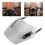 Gray Windshield Wind Deflector for Motorcycle 5-7in with Mounting Kit 14