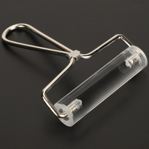 Acrylic Clay Roller with Stainless Steel Pottery Handle, 3 Sizes