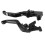 Black Motorcycle Levers Pair Honda 2