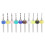 10Pcs Cemented Carbide Micro Drill Bits 1.2-2.1mm for PCB Drilling 8