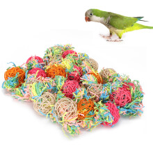 Parrots Chewing Toys 20pcs Hanging Cage Accessories Multi Coloured Bright Toys