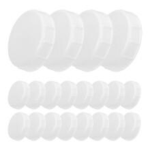 20Pcs Milk Bottle Caps Plastic Screw-on Replacement for Calf Feeding