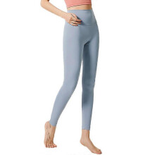 (M,Light blue gray)Women's tight yoga leggings, high-waisted butt lifts, sweatpants