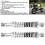 Pair of Rear Shocks for Motorcycle 280mm 12