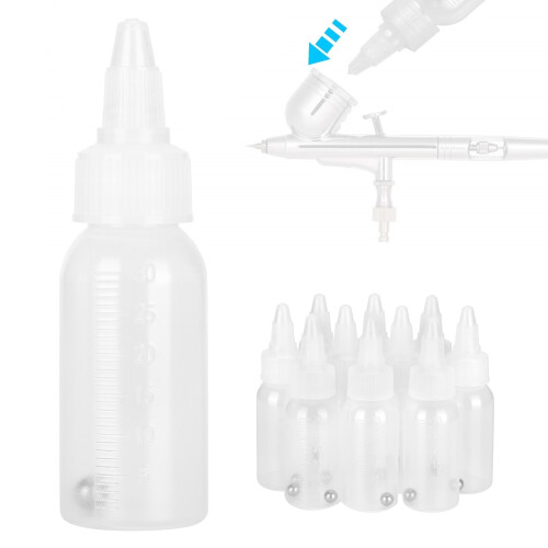 30ml Empty Paint Bottles, 10PCS Corrosion-Resistant Squirt Containers