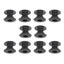 10 Stück Tischfußballkugeln Spiel-Foosball-Lager 15,8mm Schwarz