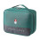 (L,green)Domestic medicine box storage medicine box first aid box portable capacity 1
