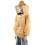 Professional Beekeeping Jacket with Veil - Air Mesh, Orange, Medium 1
