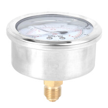 TS PGGZ60Z4-2bar Vacuum Pressure Gauge 68mm, 1/4"BSP for Mining