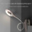 (Pink) Led Clip-on Reading Lamp Dimmable Eye Protection Table Lamp 3