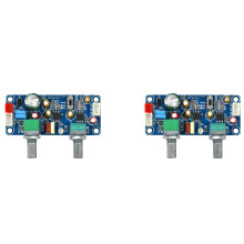 2X Filtro de Passagem Baixa Subwoofer Placa Amplificador Amplificador de PotêNcia única 9-32V Pré-Amplificador com Ajuste de Volume de Graves