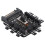 Computer Fan Hub Splitter 8-Way 3Pin Speed Controller SATA EZ20320 5