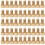 50PCS Copper Cap Hex Socket Screws M6x10/12/14/16/25mm Hardware Tools 11