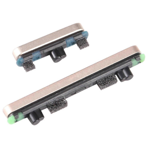 (Style B, Multicolor) For Google Pixel 7 Pro 5G GP4BC,GE2AE OEM Side Buttons Set (Mute+Power+Volume Buttons) (without 2