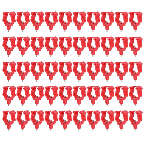 50 Poultry Drinking Nipples with Spring 6x4cm