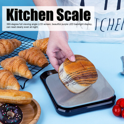 High-Accuracy Digital Kitchen Scale 5kg/0.1g Portable Food Weighing Tool 2