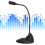 Desktop Capacitive Microphone Goose Neck, Black, 3.5mm, 1.38m 15