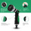 8-Pattern Water Sprayer Set, ABS + Rubber, 15x10.5x6.3cm 5