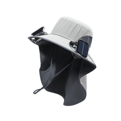Adjustable Breeze Cooling Sun Hat Solar Powered Solar Fan For-1