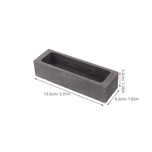 Precision Engineered Graphite Ingot Mold for Gold Silver Casting 1