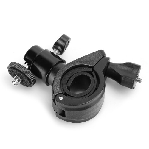 Car Dash Cam Mirror Mount Holder Adjustable 360 Rotation Black 2