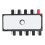 4Pin Fan Hub 10-Way Splitter Speed Controller for 12V Computers 6