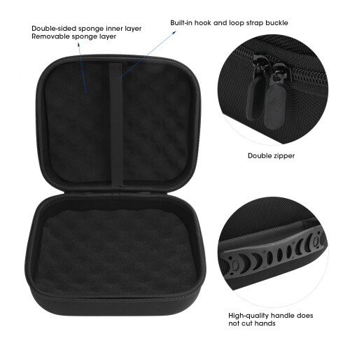 Wireless Headphone Protective Bag for PS5 PULSE, Black, 405g 2