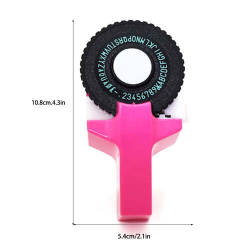 Mini Portable Manual 3D Embossing Label Maker with 9mm PVC Tapes 1
