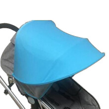 (Blue) Portable Stroller Awning Universal Adjustable Sunshade Accessories Suitable compatible with Outdoor