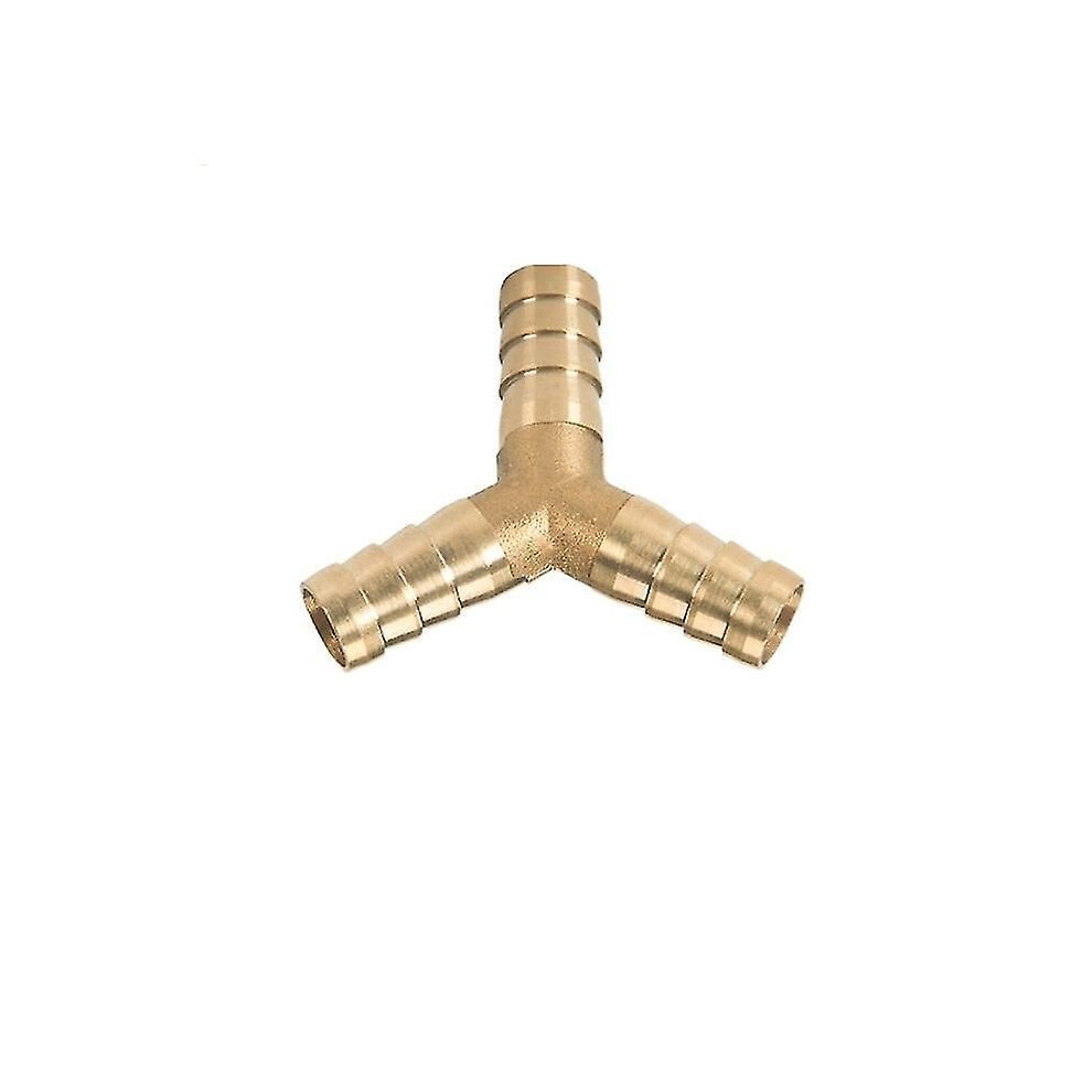(Y 3Way, 4Mm-4Mm Barb) 3Mm-25Mm Brass Splicer Pipe Fitting Connector Hose Bar Gas Copper Barbed Coupler Connector Joint Coupler Adapter Tube Fittings 3659405434605