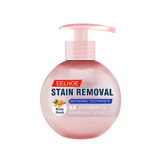 (Pink)Baking Soda Toothpaste Stain Removal Teeth Cleaning Brightening Pump Toothpaste cleaning Teeth 2023 new
