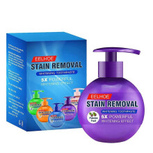 (Purple)Baking Soda Toothpaste Stain Removal Teeth Cleaning Brightening Pump Toothpaste cleaning Teeth 2023 new