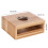 Bamboo Teapot Warmer Heating Base Holder 15x13x6cm Kitchen Accessory 5