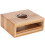 Bamboo Teapot Warmer Heating Base Holder 15x13x6cm Kitchen Accessory 13