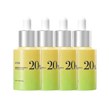 (4PCS)1-5x Vitamin C Face Essence 20ml Brightening Anti-aging Antioxidant Serum For All Skin Types Fades Dark Spots Wrinkles Green Lemon Extract