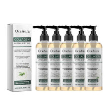 (5PCS) 1-5PCS Collagen Firming Body Oil – Hydrating & Elasticity-Boosting Massage Oil for Smooth Skin