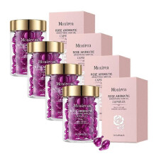 (4PCS)1-5x Hair Serum Oil Capsules, Moisturizing Hair Serum for Frizzy, Dry and Damaged Hair, Smooth, Non-greasy, Refreshing Long Lasting Nourishing