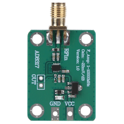 AD8317 Logarithmic RF Power Meter 1M-10GHz with SPI Interface