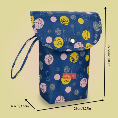 Spacious High Capacity Baby Diaper Pouch Waterproof For-black 1