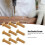 50Pcs Copper M6x20 Round Hex Socket Screws Fastener Hardware 4