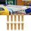 50Pcs Copper M6x20 Round Hex Socket Screws Fastener Hardware 14