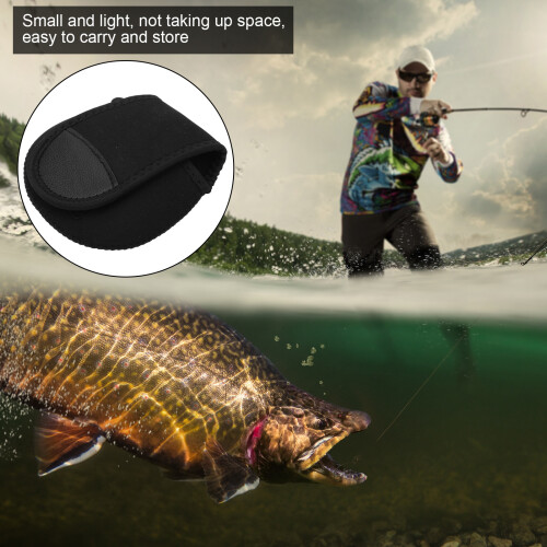 PU Canvas Fishing Reel Pouch