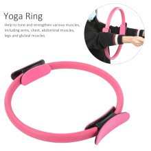 Pink Fitness Ring with Curved Handles