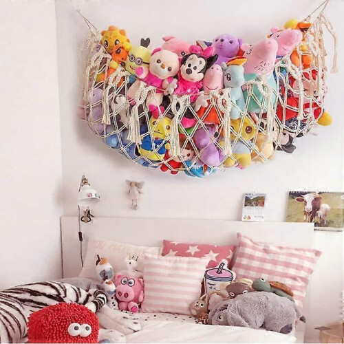 (beige) Stuffed Animal Net or Hammock 1