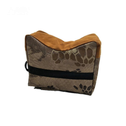 (pale brown) Empty Hunting Sandbag Set Front Rear Support Rifle Rest Bag 2